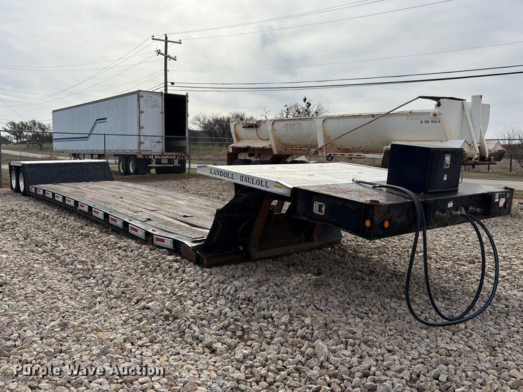 image for item EU0370 2008 Landoll Corporation double drop deck equipment trailer