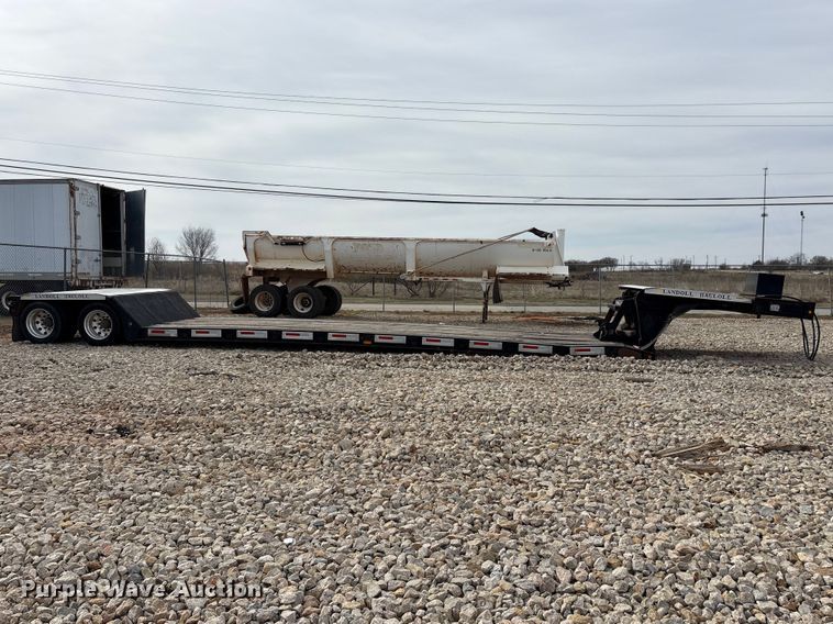 image for item EU0370 2008 Landoll Corporation double drop deck equipment trailer