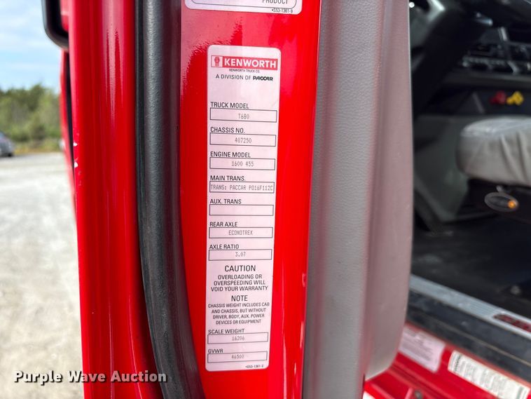 image for item EU0452 2020 Kenworth T680 semi truck