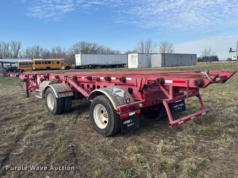 image for item FB0957 1995 PMF roll-off container trailer