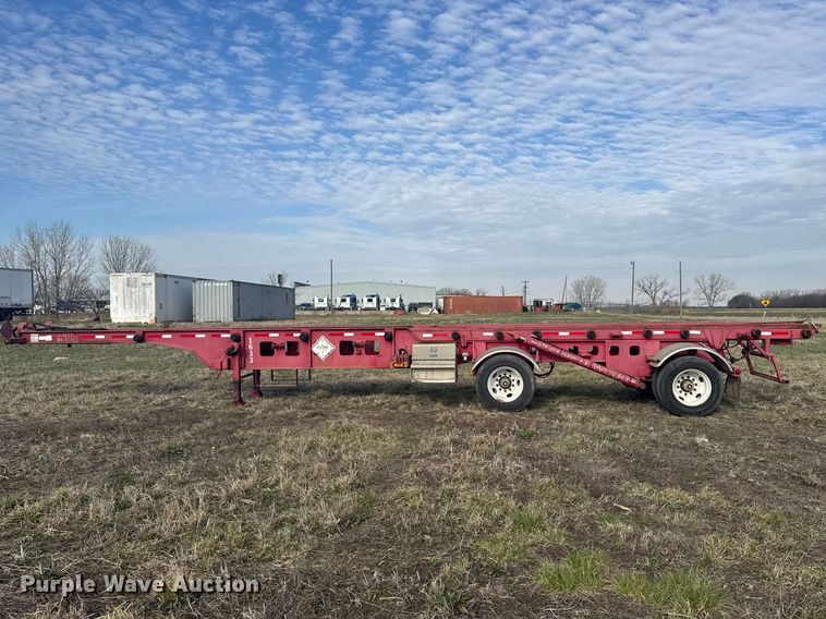 image for item FB0957 1995 PMF roll-off container trailer