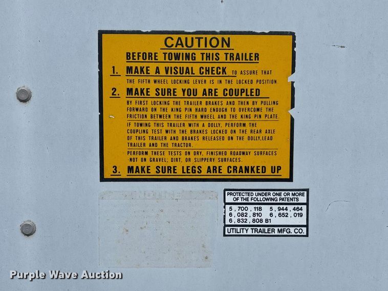 image for item FB3214 2006 Utility VS2DC dry van trailer