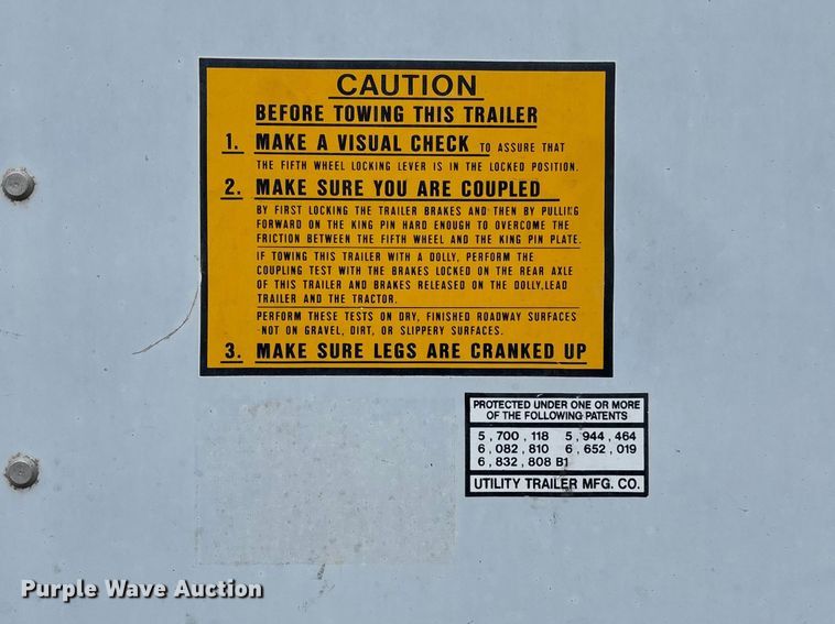 image for item FB3215 2006 Utility VS2DC dry van trailer