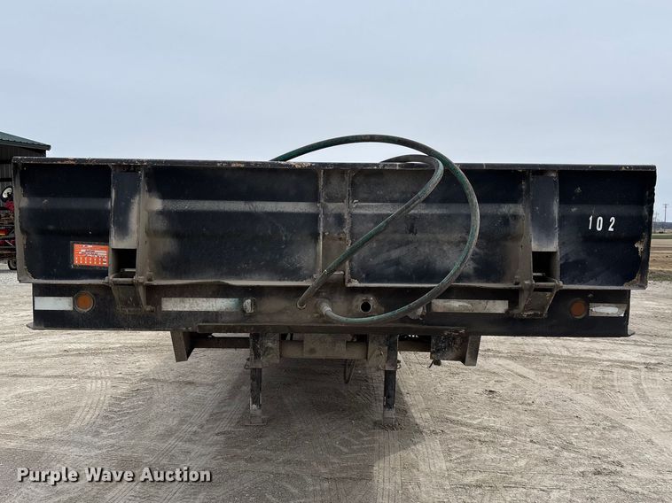 image for item FB3263 1985 Landoll drop tilt deck equipment trailer