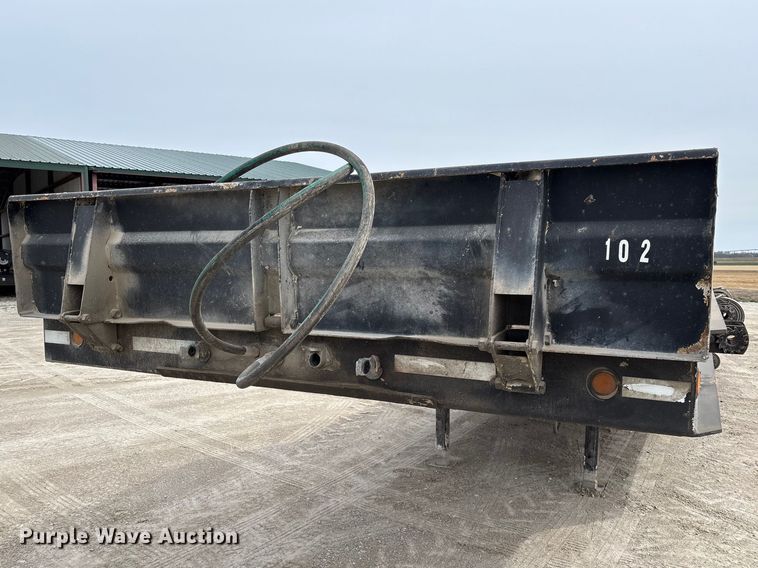 image for item FB3263 1985 Landoll drop tilt deck equipment trailer
