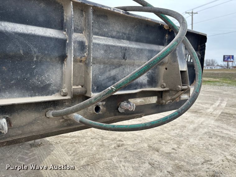 image for item FB3263 1985 Landoll drop tilt deck equipment trailer