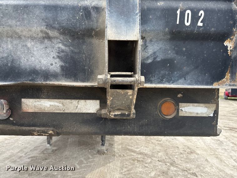 image for item FB3263 1985 Landoll drop tilt deck equipment trailer