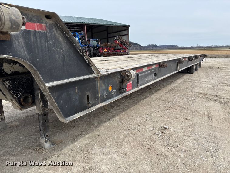 image for item FB3263 1985 Landoll drop tilt deck equipment trailer