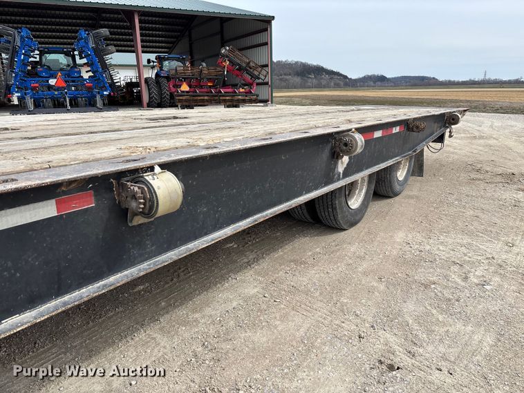 image for item FB3263 1985 Landoll drop tilt deck equipment trailer