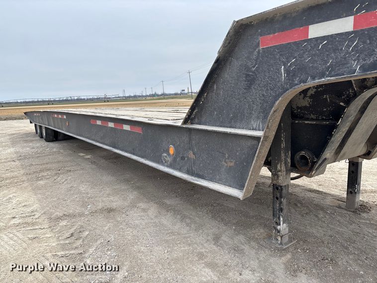 image for item FB3263 1985 Landoll drop tilt deck equipment trailer