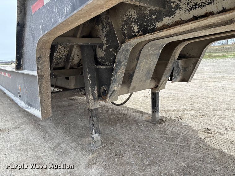 image for item FB3263 1985 Landoll drop tilt deck equipment trailer