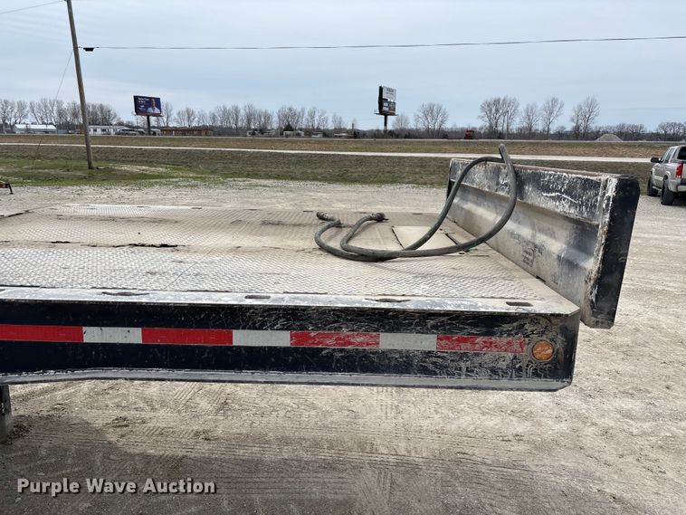 image for item FB3263 1985 Landoll drop tilt deck equipment trailer