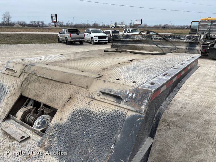 image for item FB3263 1985 Landoll drop tilt deck equipment trailer