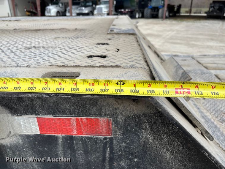 image for item FB3263 1985 Landoll drop tilt deck equipment trailer