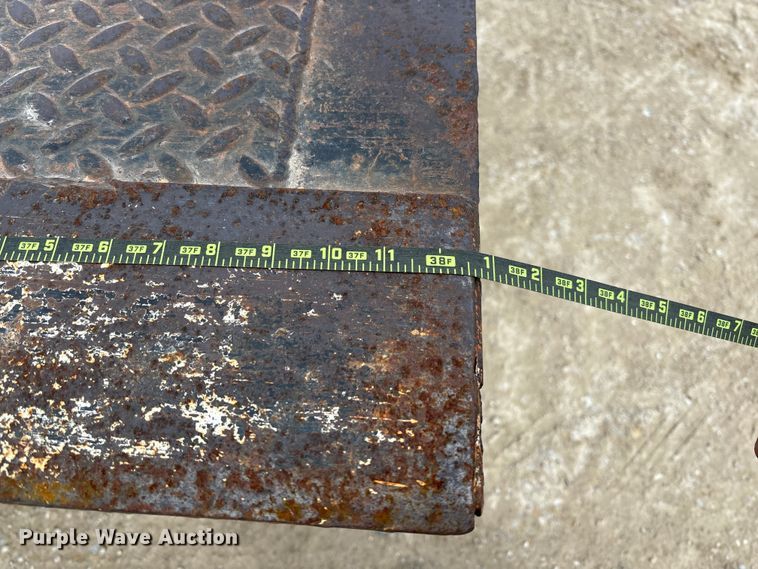 image for item FB3263 1985 Landoll drop tilt deck equipment trailer