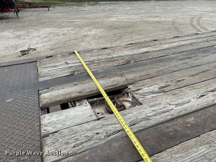 image for item FB3263 1985 Landoll drop tilt deck equipment trailer