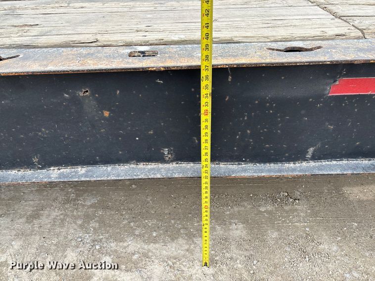 image for item FB3263 1985 Landoll drop tilt deck equipment trailer