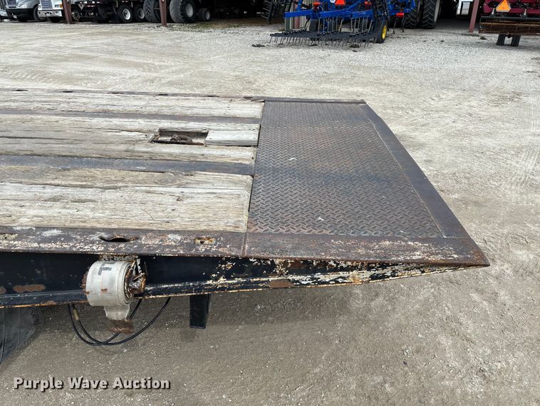 image for item FB3263 1985 Landoll drop tilt deck equipment trailer