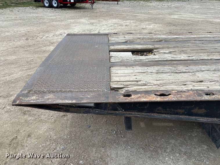 image for item FB3263 1985 Landoll drop tilt deck equipment trailer
