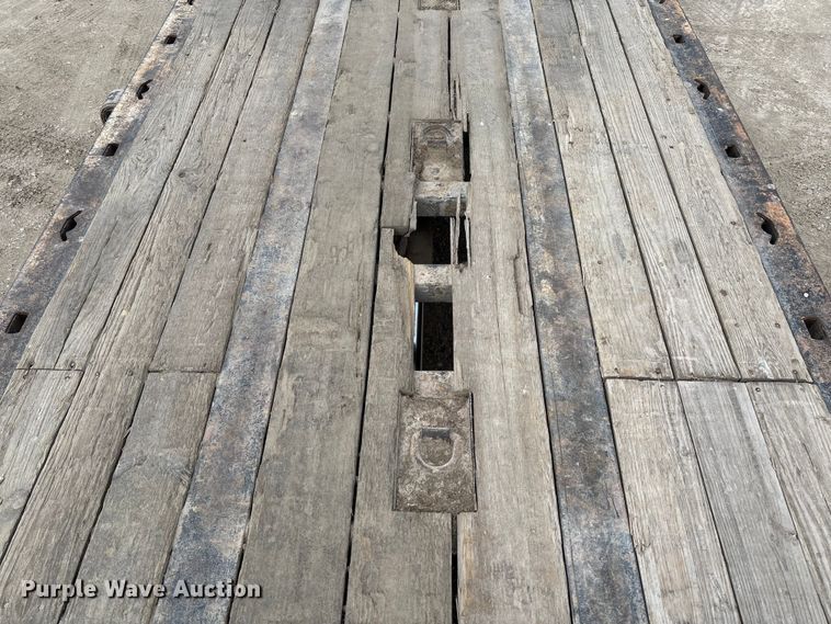 image for item FB3263 1985 Landoll drop tilt deck equipment trailer