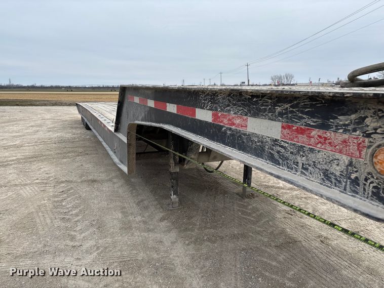 image for item FB3263 1985 Landoll drop tilt deck equipment trailer