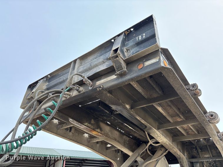 image for item FB3263 1985 Landoll drop tilt deck equipment trailer