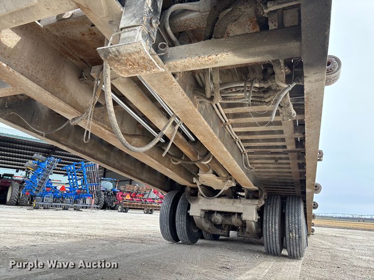 image for item FB3263 1985 Landoll drop tilt deck equipment trailer