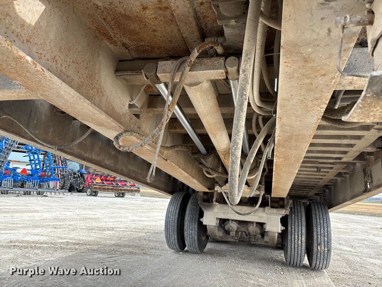 image for item FB3263 1985 Landoll drop tilt deck equipment trailer