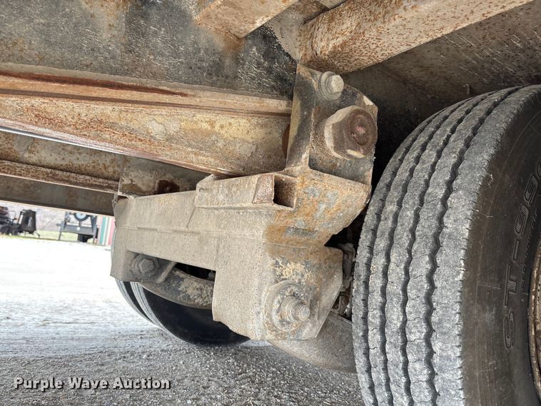 image for item FB3263 1985 Landoll drop tilt deck equipment trailer