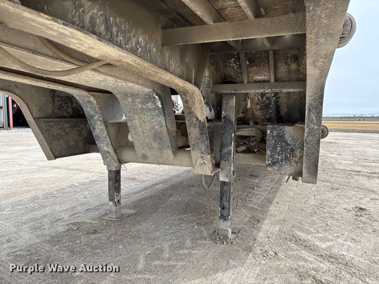 image for item FB3263 1985 Landoll drop tilt deck equipment trailer