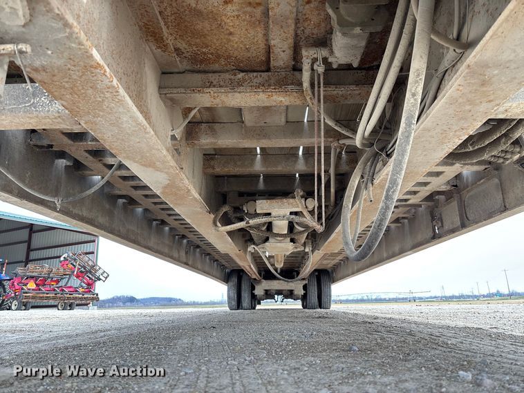 image for item FB3263 1985 Landoll drop tilt deck equipment trailer