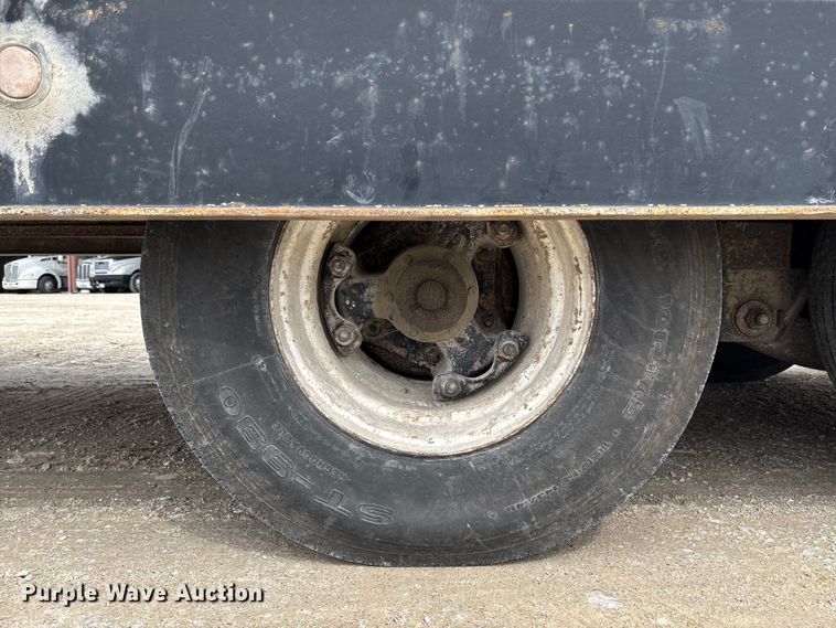 image for item FB3263 1985 Landoll drop tilt deck equipment trailer