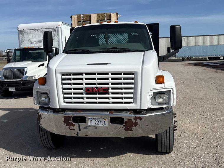 image for item FB7145 2006 GMC C7500 flatbed truck