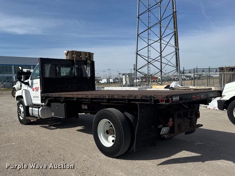 image for item FB7145 2006 GMC C7500 flatbed truck