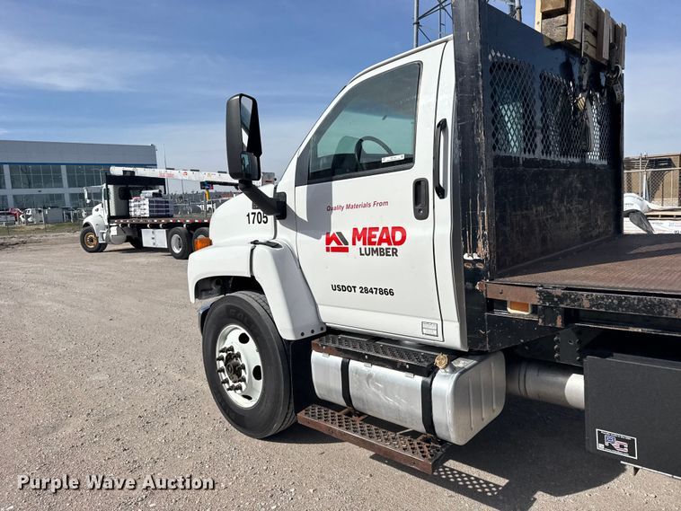 image for item FB7145 2006 GMC C7500 flatbed truck