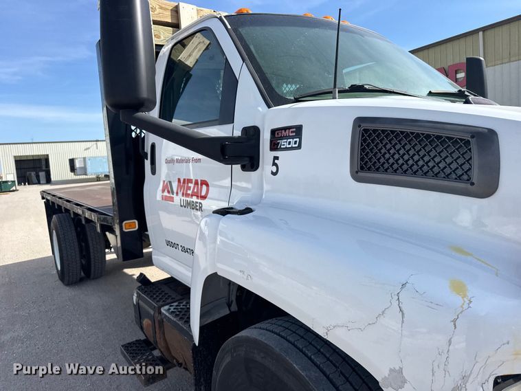 image for item FB7145 2006 GMC C7500 flatbed truck