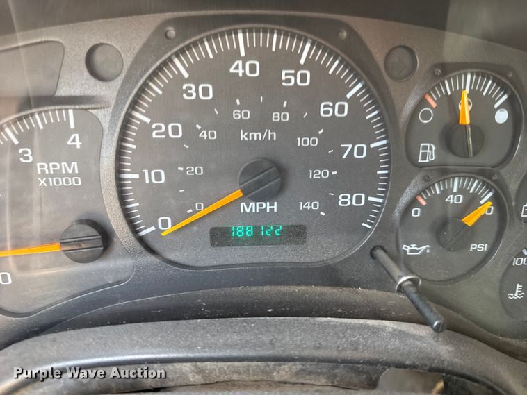 image for item FB7145 2006 GMC C7500 flatbed truck