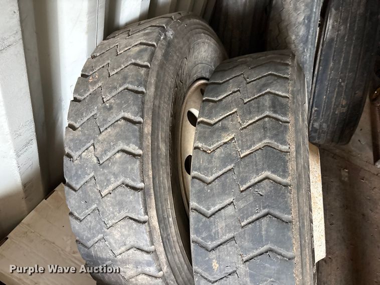 image for item FC2087 (9) 11R22.5 tires and wheels