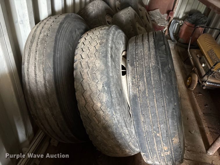 image for item FC2087 (9) 11R22.5 tires and wheels