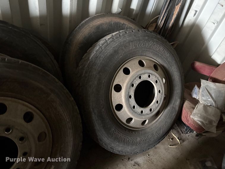 image for item FC2087 (9) 11R22.5 tires and wheels