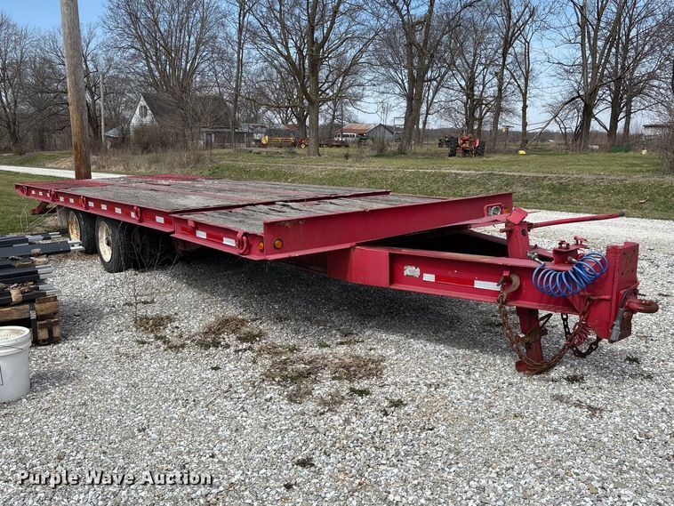 image for item FC5557 1999 Dynaweld tilt deck equipment trailer