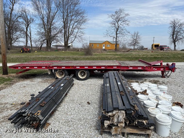 image for item FC5557 1999 Dynaweld tilt deck equipment trailer