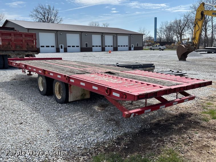 image for item FC5557 1999 Dynaweld tilt deck equipment trailer