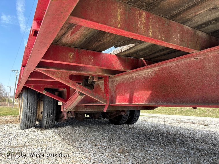 image for item FC5557 1999 Dynaweld tilt deck equipment trailer