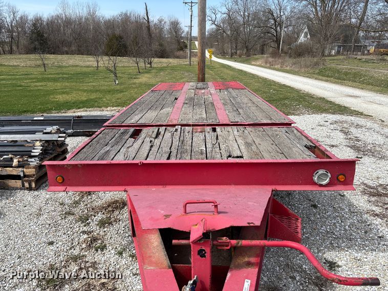 image for item FC5557 1999 Dynaweld tilt deck equipment trailer