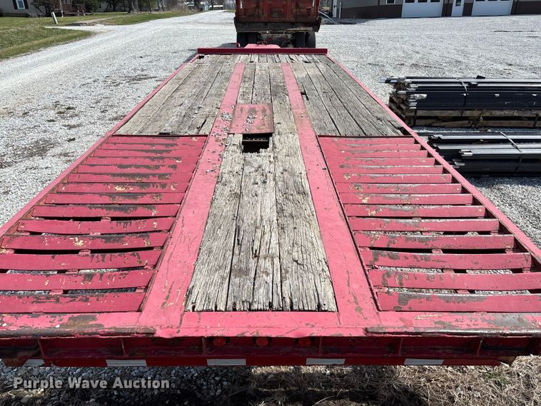 image for item FC5557 1999 Dynaweld tilt deck equipment trailer