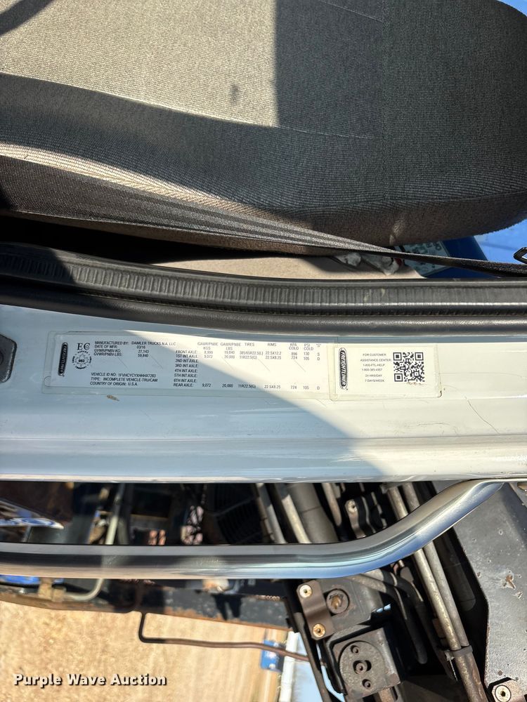 image for item FG0216 2017 Freightliner M2 Business Class crane truck