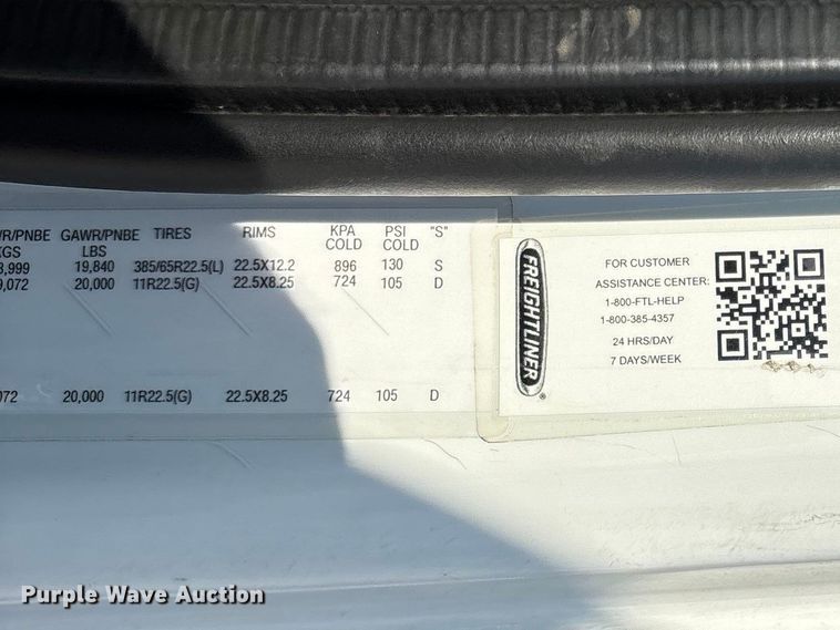 image for item FG0216 2017 Freightliner M2 Business Class crane truck