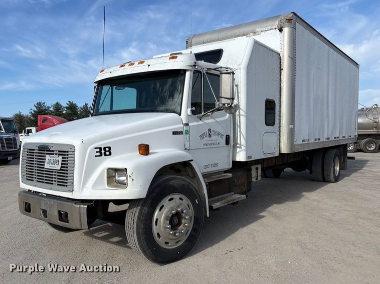 image for item FK1292 1997 Freightliner FL70 box truck