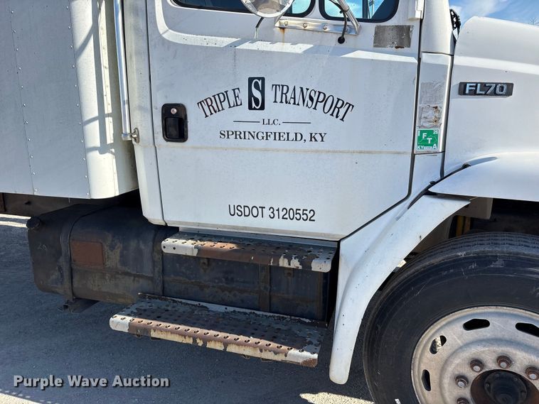 image for item FK1292 1997 Freightliner FL70 box truck